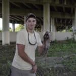 Got one armadillo in hand